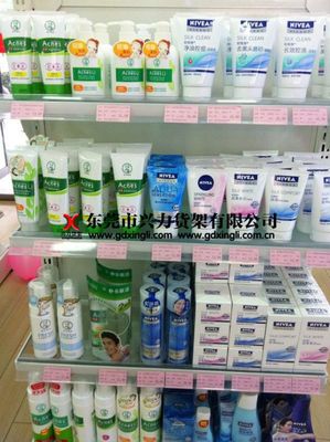 供應(yīng)雙面中島架與時尚化妝品貨架，廣州貨架批發(fā)一站式采購