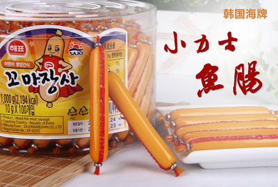 韓國SAJO思潮海牌小力士魚腸測(cè)評(píng) 寶寶零食的芝士鱈魚腸之選